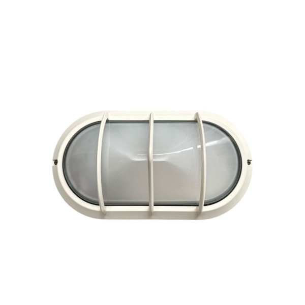 Performance in lighting 001502 Delta oval white E27 60w with grille